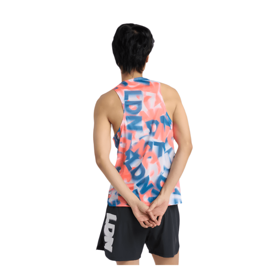 New Balance Clothing New Balance Men's London Marathon Athletics Singlet in Multicolour SS25 - Up and Running