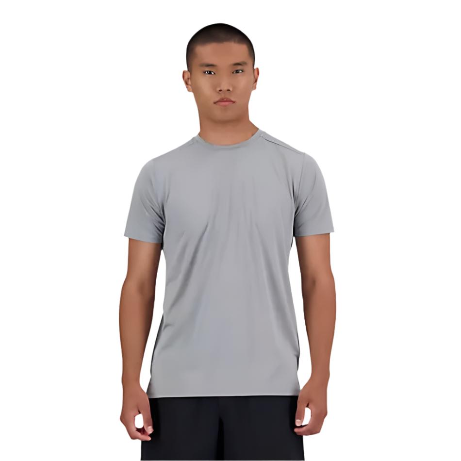 New Balance Clothing New Balance Men's New Sport Essential SS Tee - SS24 Grey - Up and Running