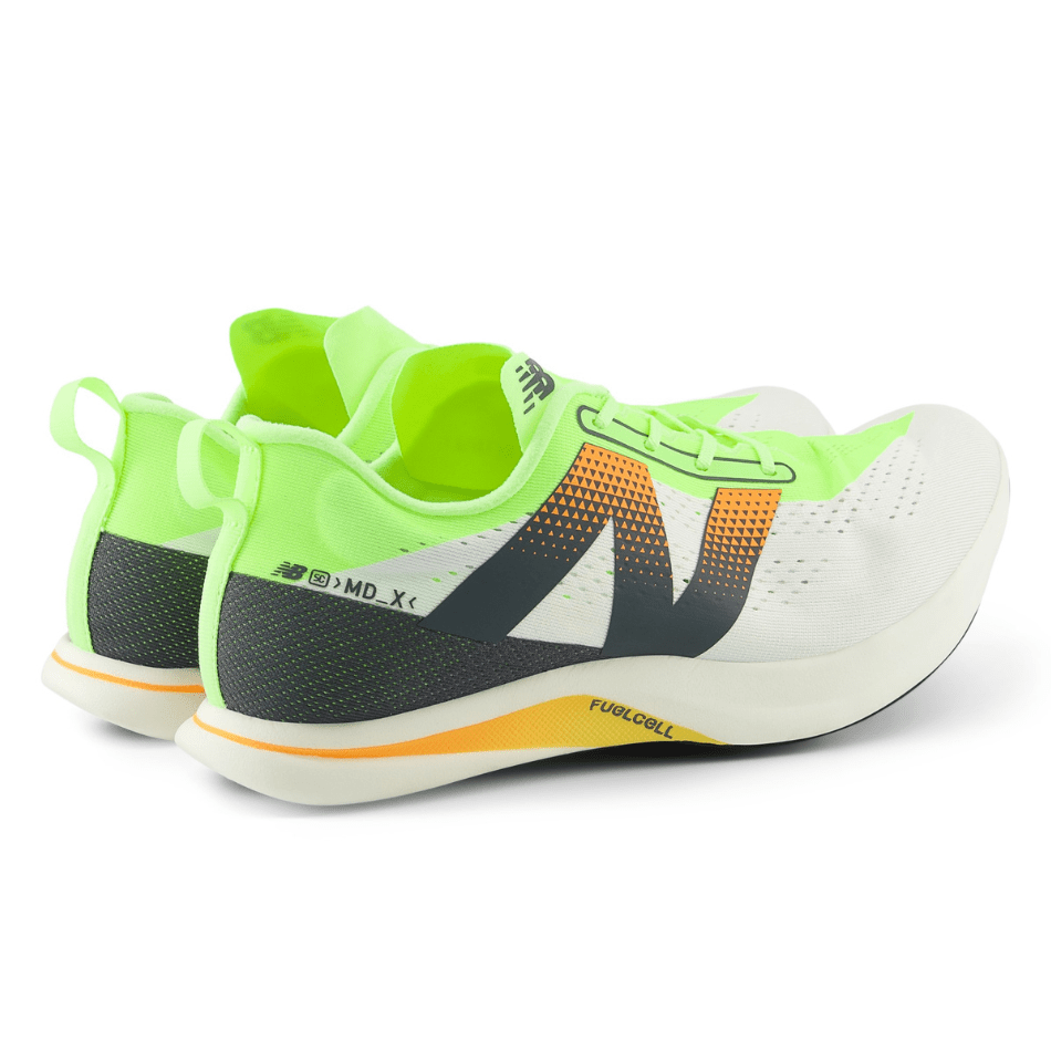 New Balance Shoes New Balance Unisex FuelCell MD-X V3 Running Shoes in White SS25 - Up and Running