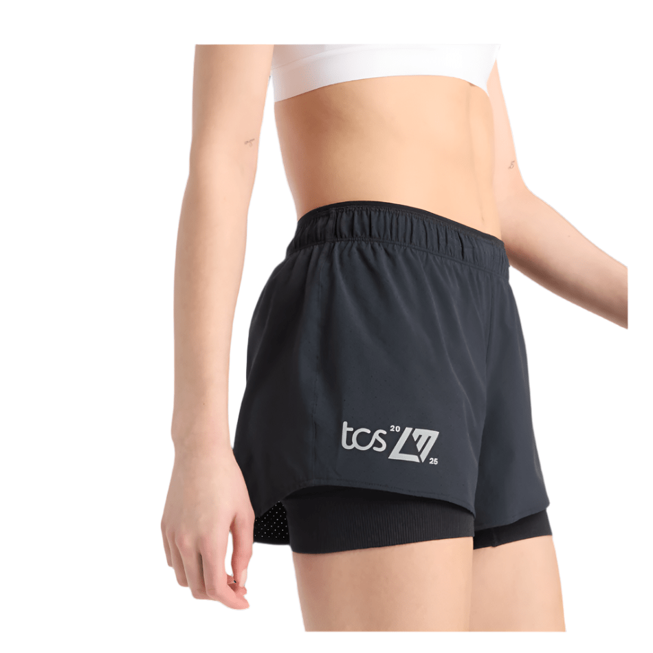 New Balance Clothing New Balance Women's 3" London Marathon RC 2-in-1 Short in Black SS25 - Up and Running