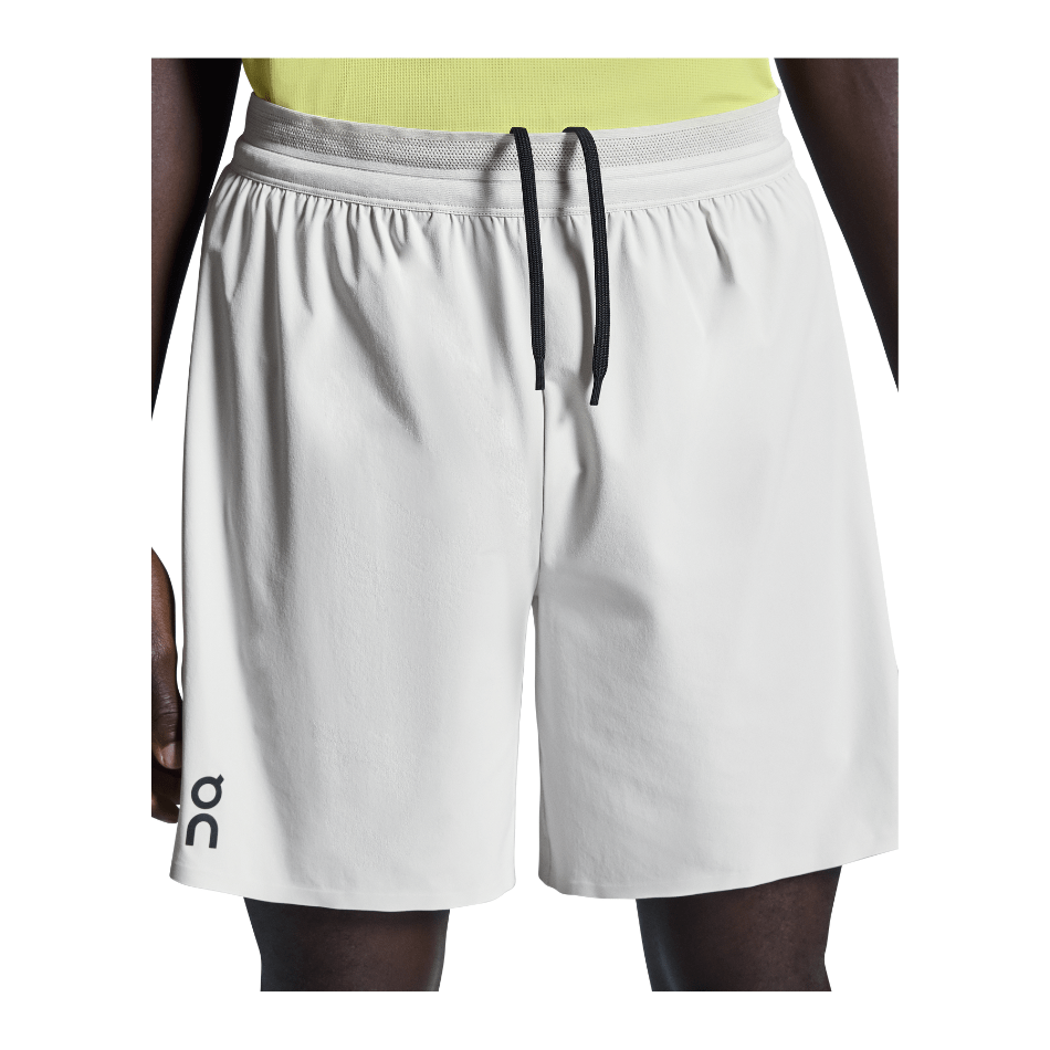 On Clothing On Men's 7" Performance Shorts in Silver SS25 - Up and Running