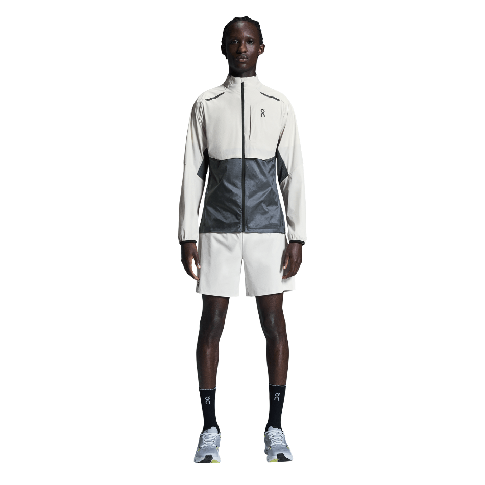 On Clothing On Men's Weather Jacket in Silver/Eclipse SS25 - Up and Running