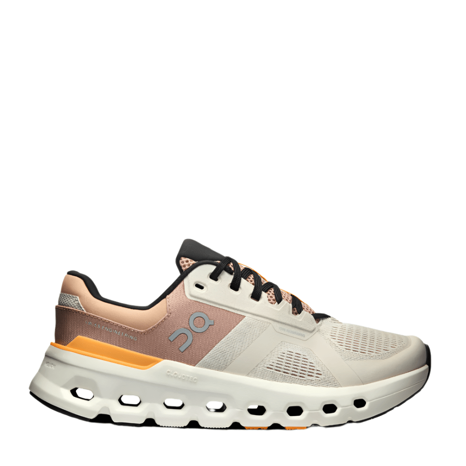 On Shoes On Women's Cloudrunner 2 Running Shoes in Pearl/Tangerine SS25 - Up and Running