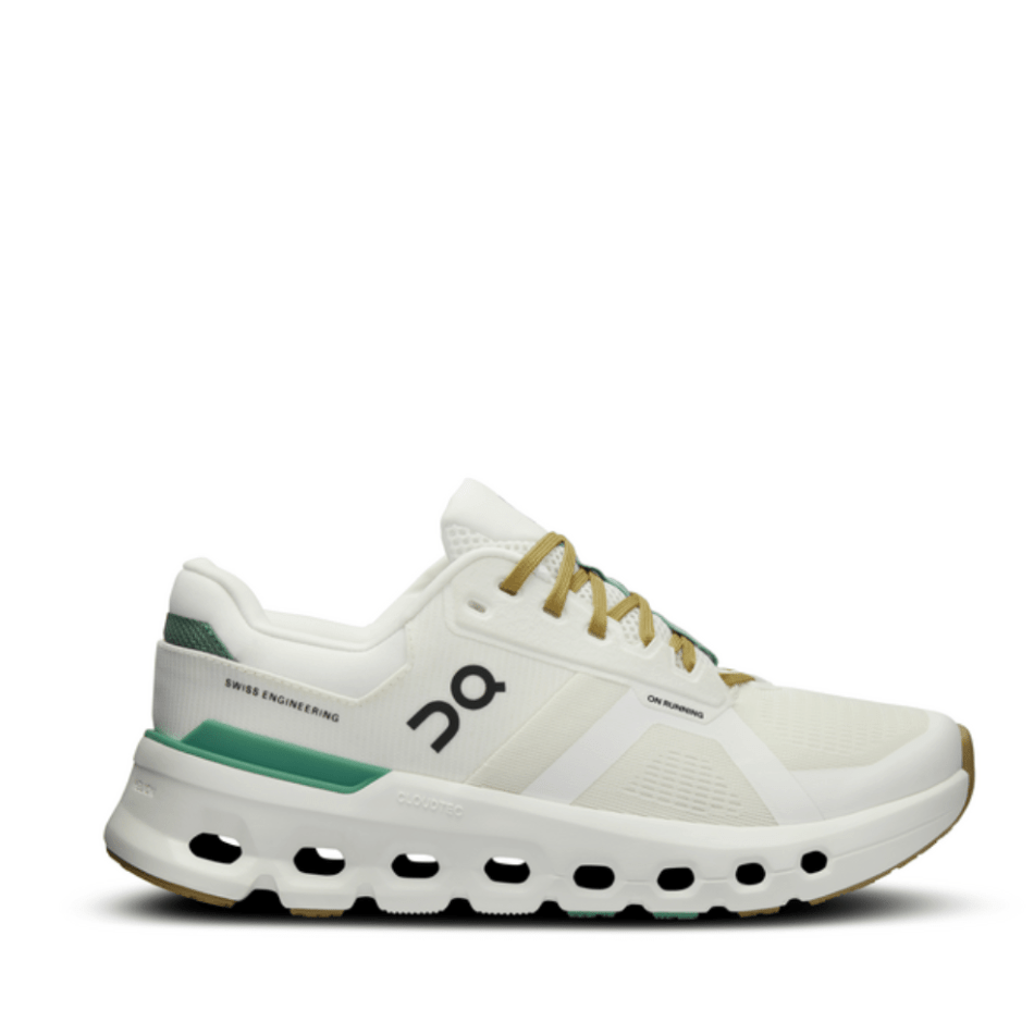 On Shoes 7.5 On Women's Cloudrunner 2 Running Shoes in Undyed / Green SS24 - Up and Running