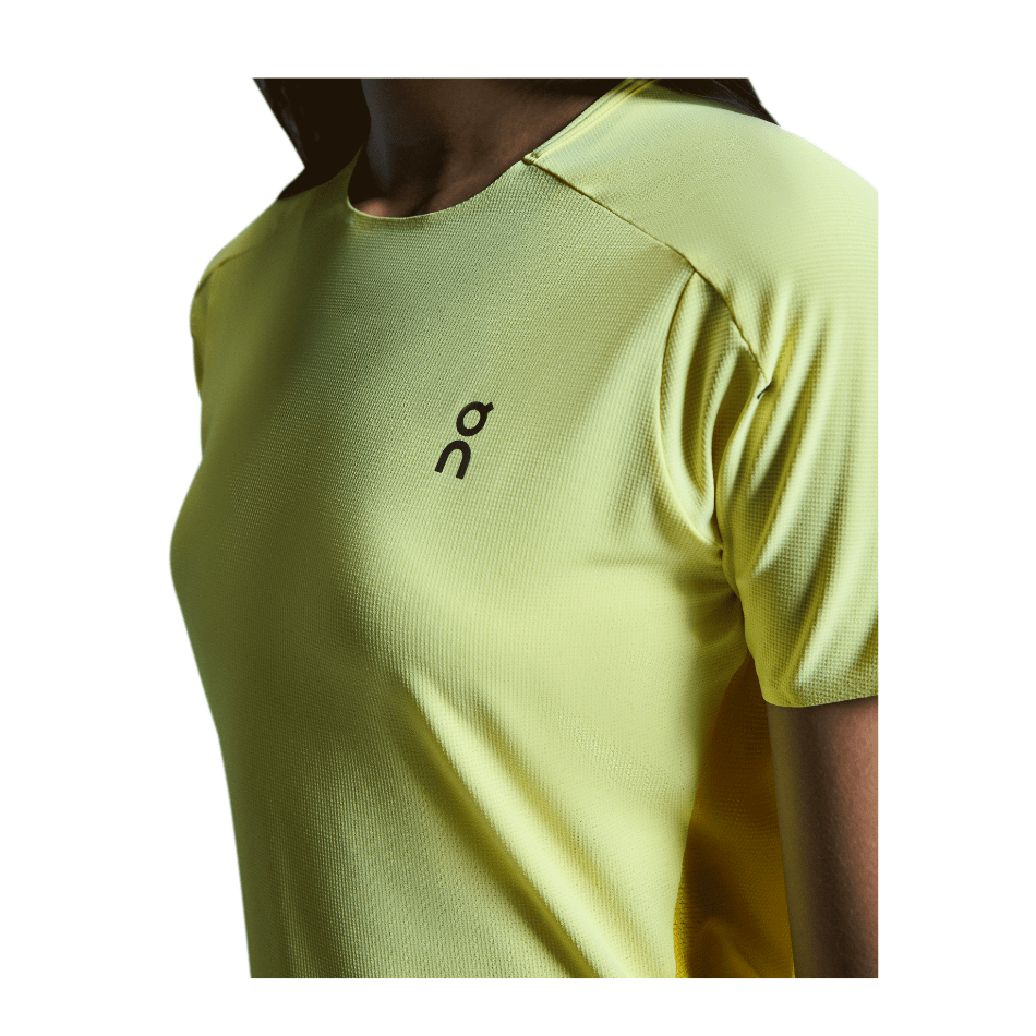 On Clothing On Women's Performance-T in Limelight/Lime SS25 - Up and Running