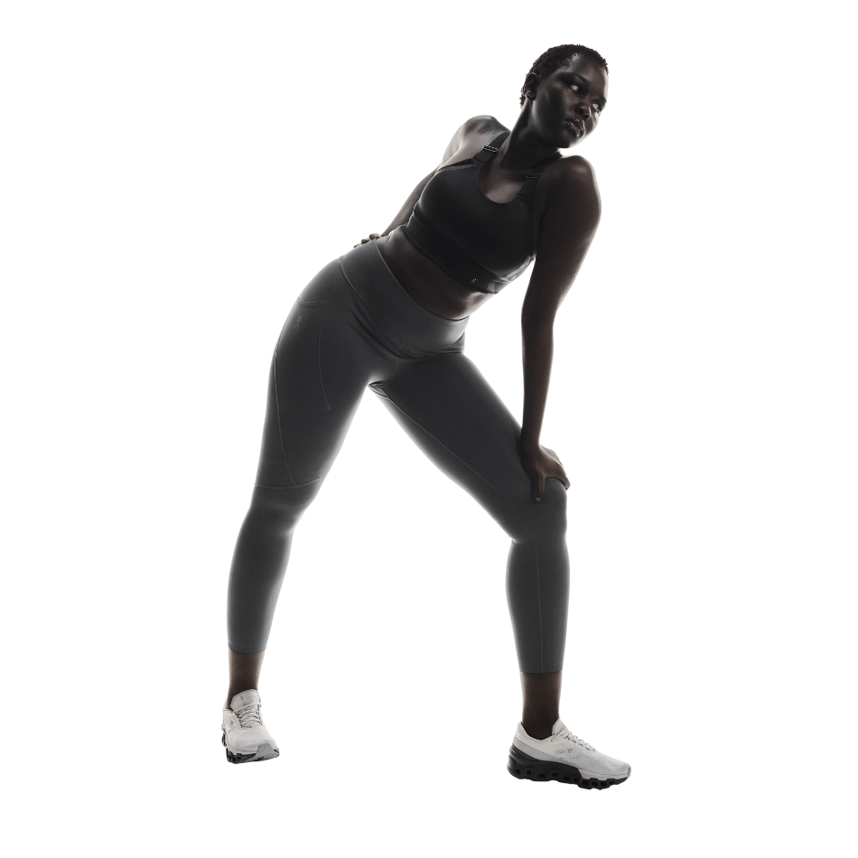 On Clothing On Women's Performance Tights 7/8 in Eclipse SS25 - Up and Running