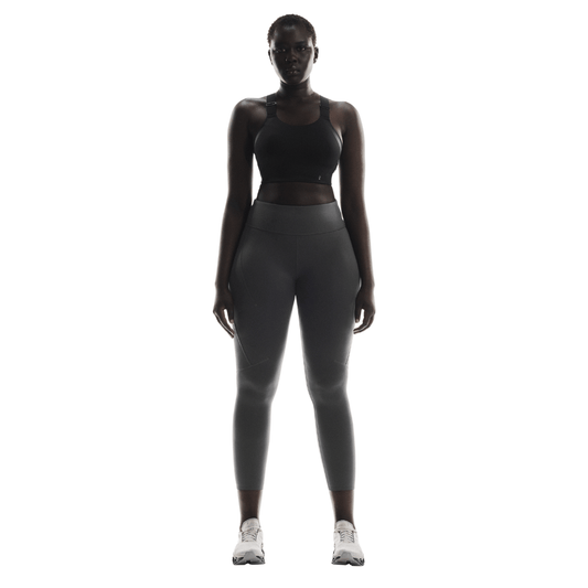 On Clothing On Women's Performance Tights 7/8 in Eclipse SS25 - Up and Running