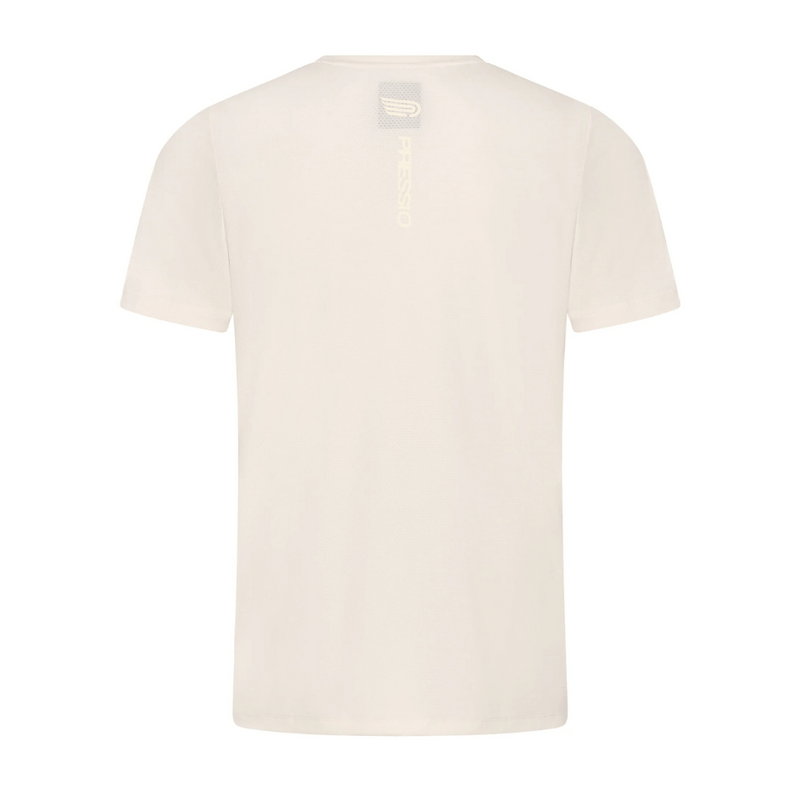 Pressio Clothing Pressio Men's Perform Short Sleeved Top in Stonewhite SS24 - Up and Running