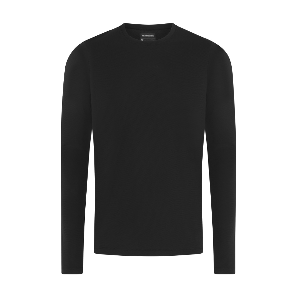 Pressio Clothing Pressio Men's Sustain Long Sleeve Top in Black AW24 - Up and Running
