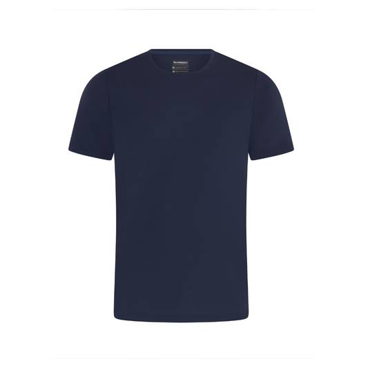 Pressio Clothing Pressio Men's Sustain Short Sleeved T-shirt in Navy SS25 - Up and Running