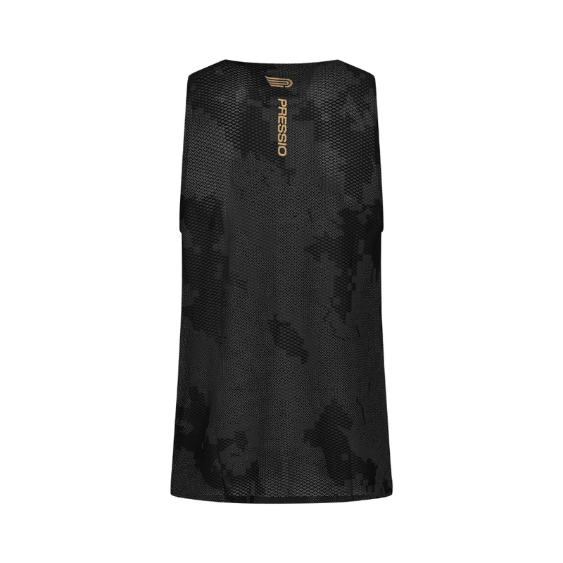 Pressio Clothing Pressio Women's Elite Singlet in Camo Black SS24 - Up and Running