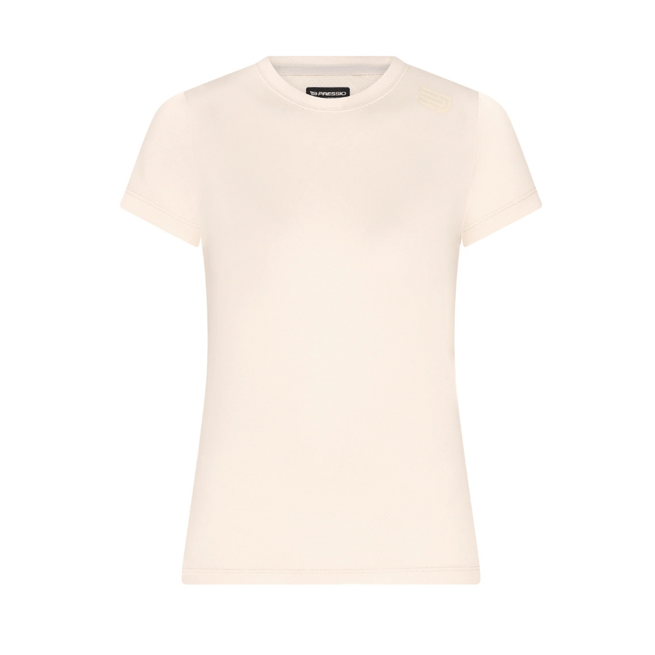 Pressio Clothing XS / Stone White Pressio Women's Perform Short Sleeved Top SS24 - Up and Running