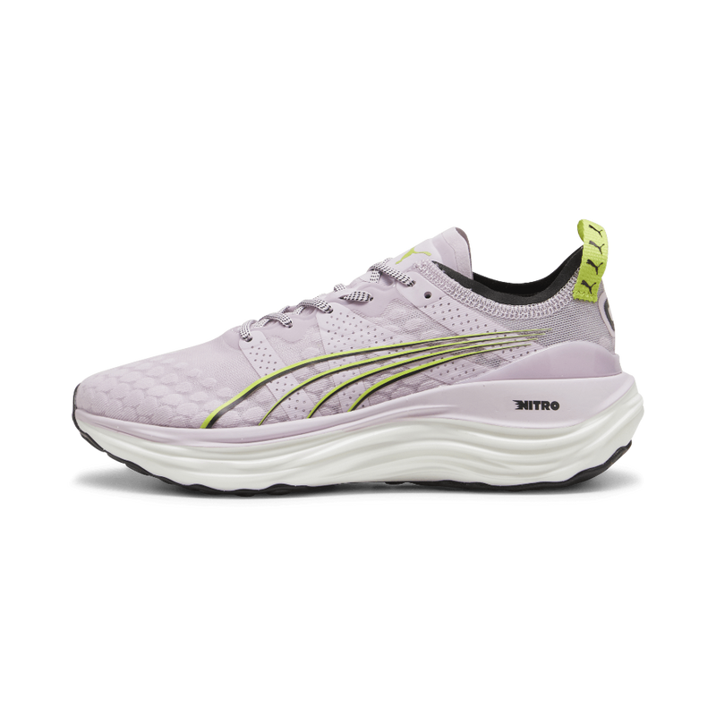 Puma Footwear Puma ForeverRun Nitro Women's  Running Shoes SS24 Grape Mist-Puma Black-Lime Pow - Up and Running