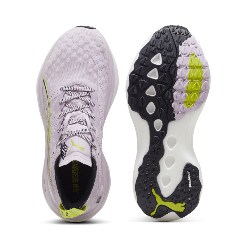 Puma Footwear Puma ForeverRun Nitro Women's  Running Shoes SS24 Grape Mist-Puma Black-Lime Pow - Up and Running