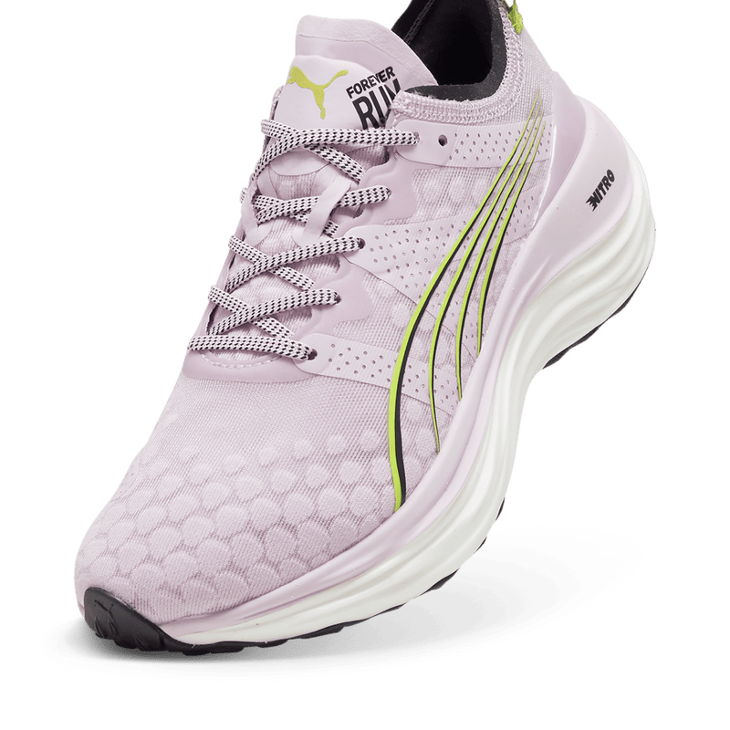 Puma Footwear Puma ForeverRun Nitro Women's  Running Shoes SS24 Grape Mist-Puma Black-Lime Pow - Up and Running