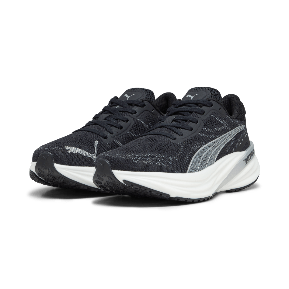 Puma Footwear Puma Magnify Nitro 2 Women's  Running Shoes SS24 Puma Black-Puma White-Puma Silver - Up and Running