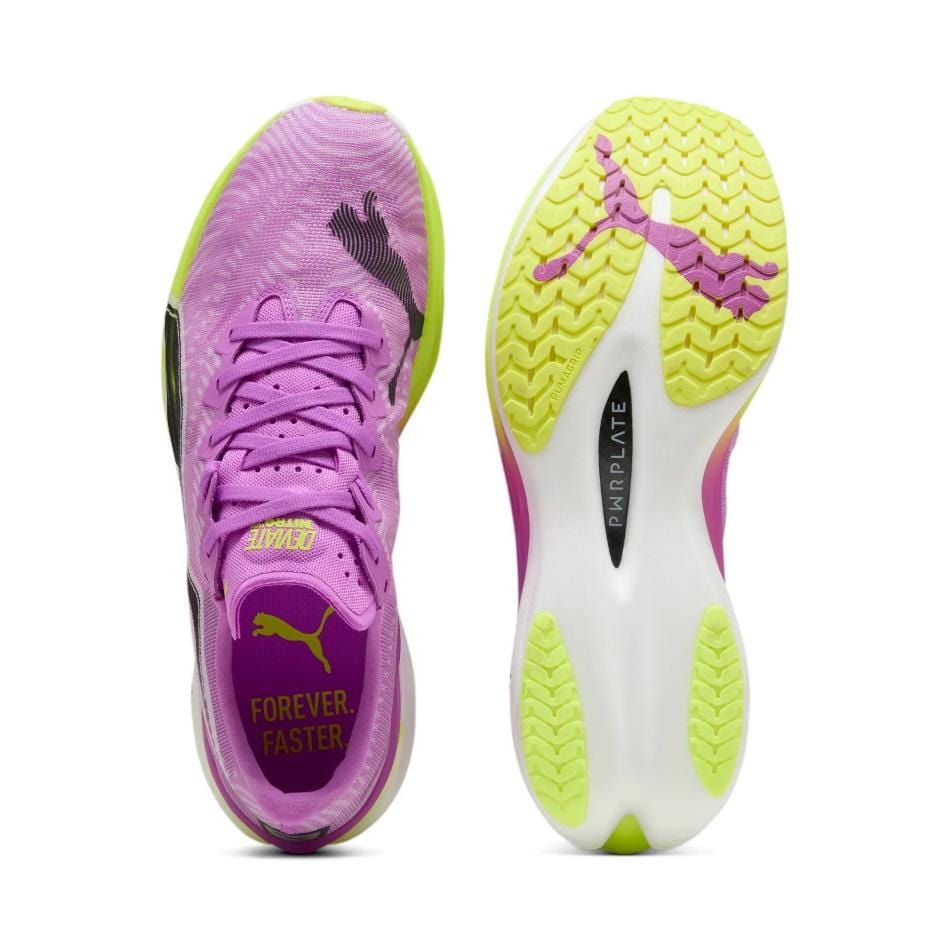PUMA Shoes Puma Men's Deviate NITRO Elite 3 Running Shoes in Pure Magenta/Yellow Alert SS25 - Up and Running