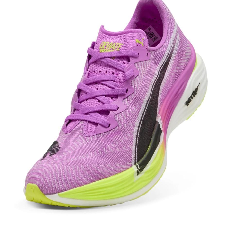 PUMA Shoes Puma Men's Deviate NITRO Elite 3 Running Shoes in Pure Magenta/Yellow Alert SS25 - Up and Running