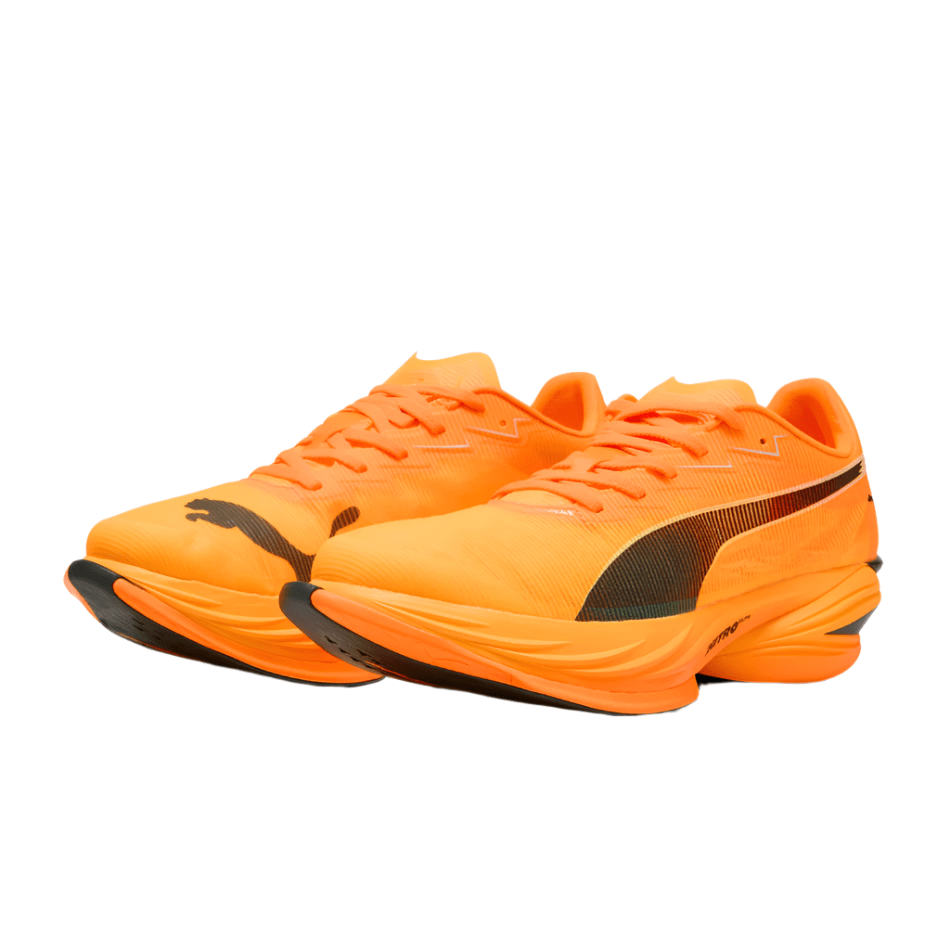 PUMA Shoes Puma Men's Fast-R Nitro Elite 3 Running Shoes in Heat Fire/Sun Stream AW25 - Up and Running