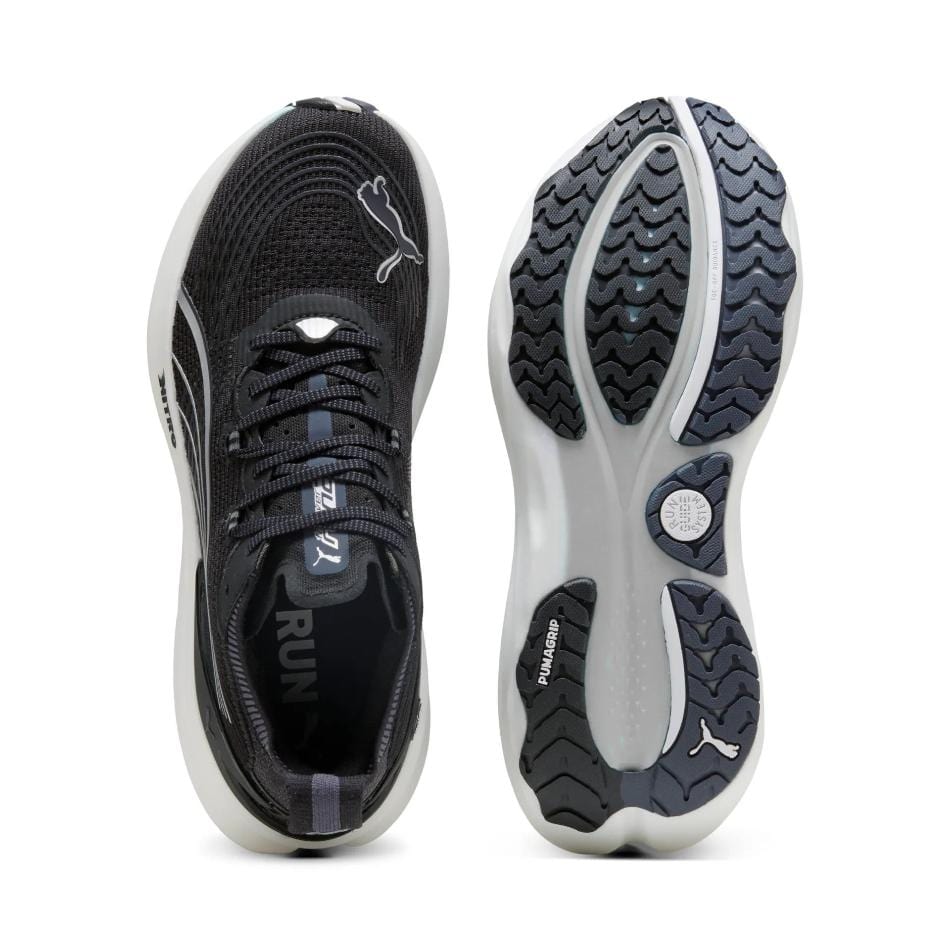 PUMA Shoes Puma Men's ForeverRun Nitro 2 Running Shoes in PUMA Black/PUMA White SS25 - Up and Running