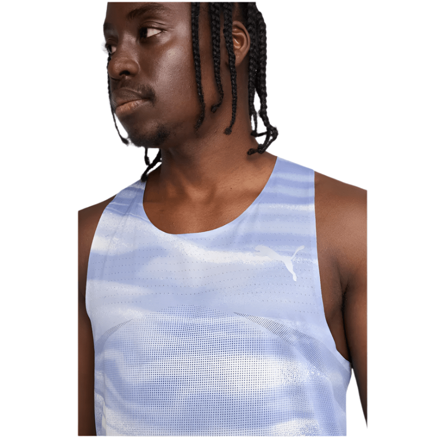 PUMA Clothing Puma Men's Raceday Ultraspun Singlet in Cool Weather SS25 - Up and Running