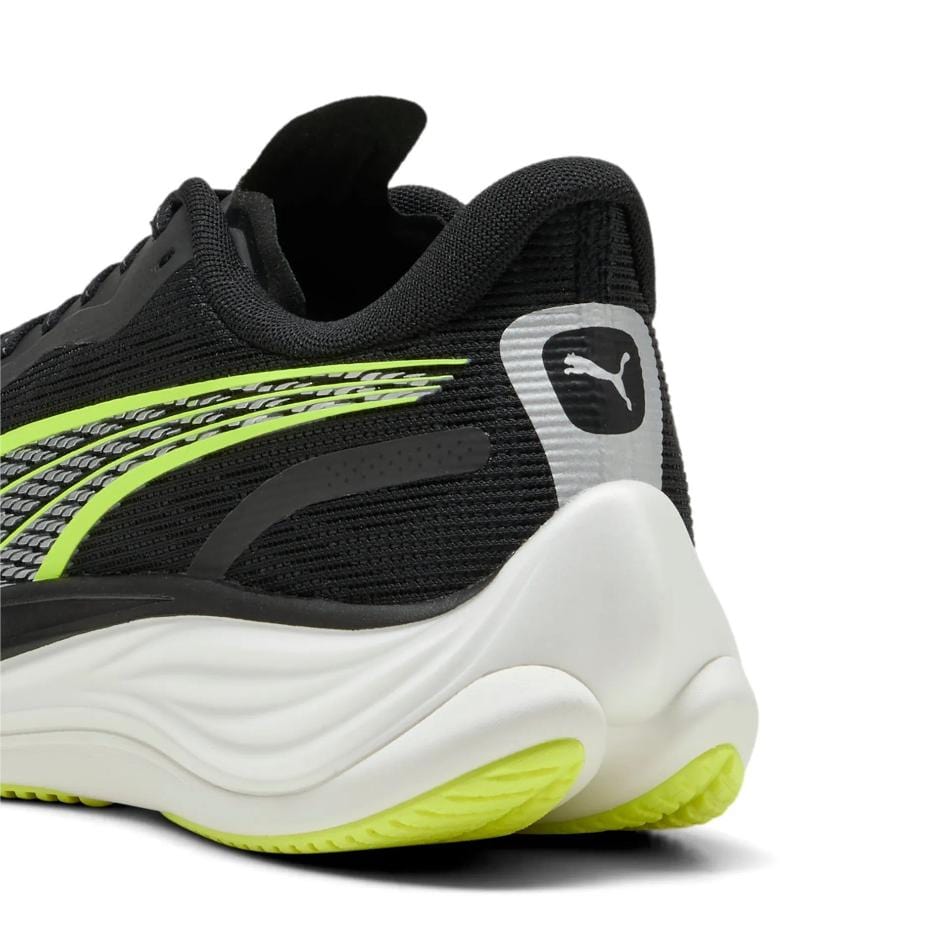 PUMA Shoes Puma Men's Velocity Nitro 3 Running Shoes in Puma Black/Yellow Alert SS25 - Up and Running