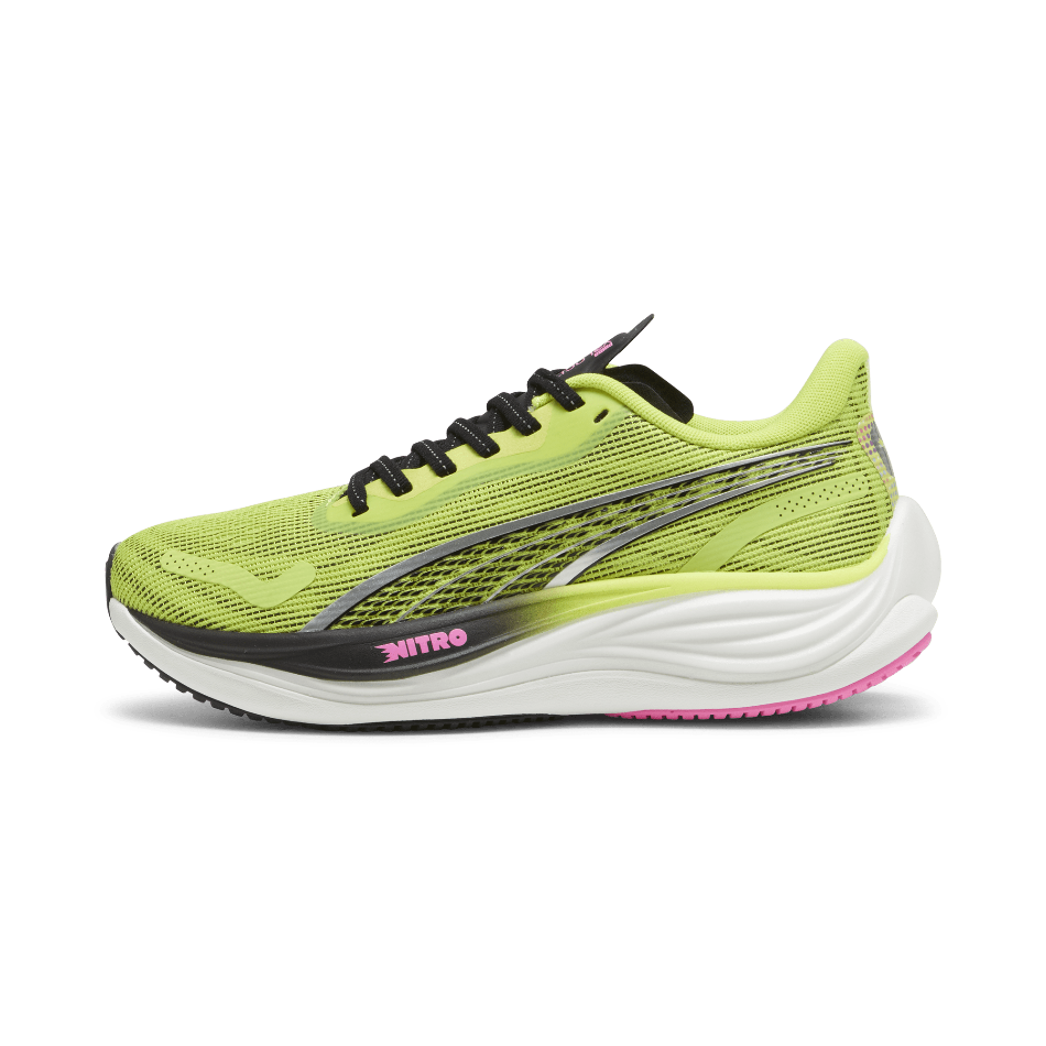Puma Footwear Puma Velocity Nitro 3 Women's  Running Shoes SS24 Lime Pow-PUMA Black-Poison Pink - Up and Running