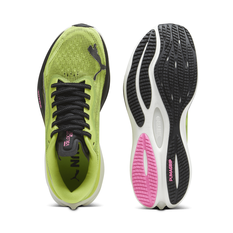 Puma Footwear Puma Velocity Nitro 3 Women's  Running Shoes SS24 Lime Pow-PUMA Black-Poison Pink - Up and Running