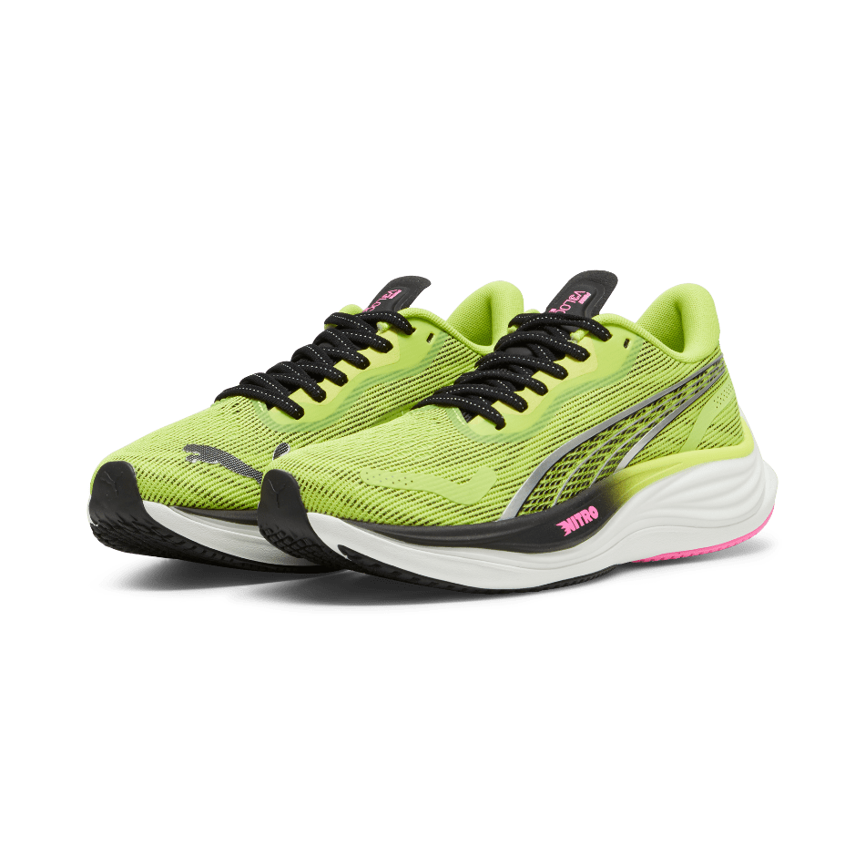Puma Footwear Puma Velocity Nitro 3 Women's  Running Shoes SS24 Lime Pow-PUMA Black-Poison Pink - Up and Running