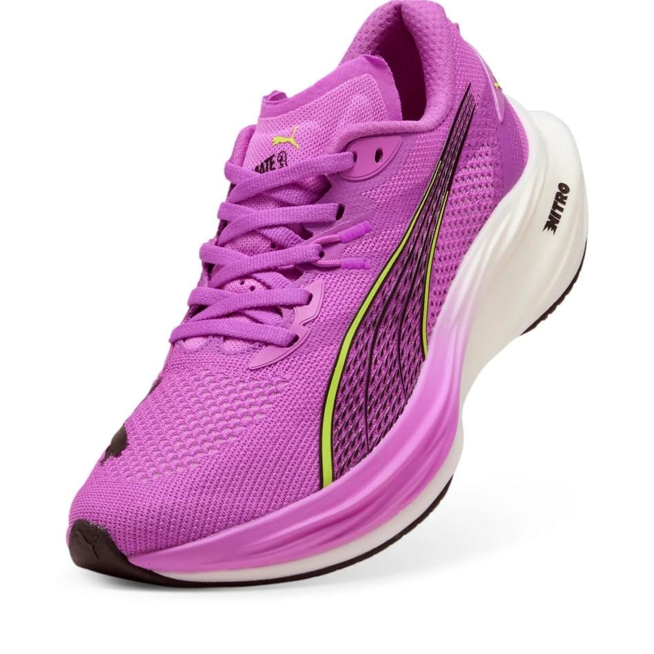 PUMA Shoes Puma Women's Deviate Nitro 3 Running Shoes in Pure Magenta/Yellow Alert/Puma White SS25 - Up and Running