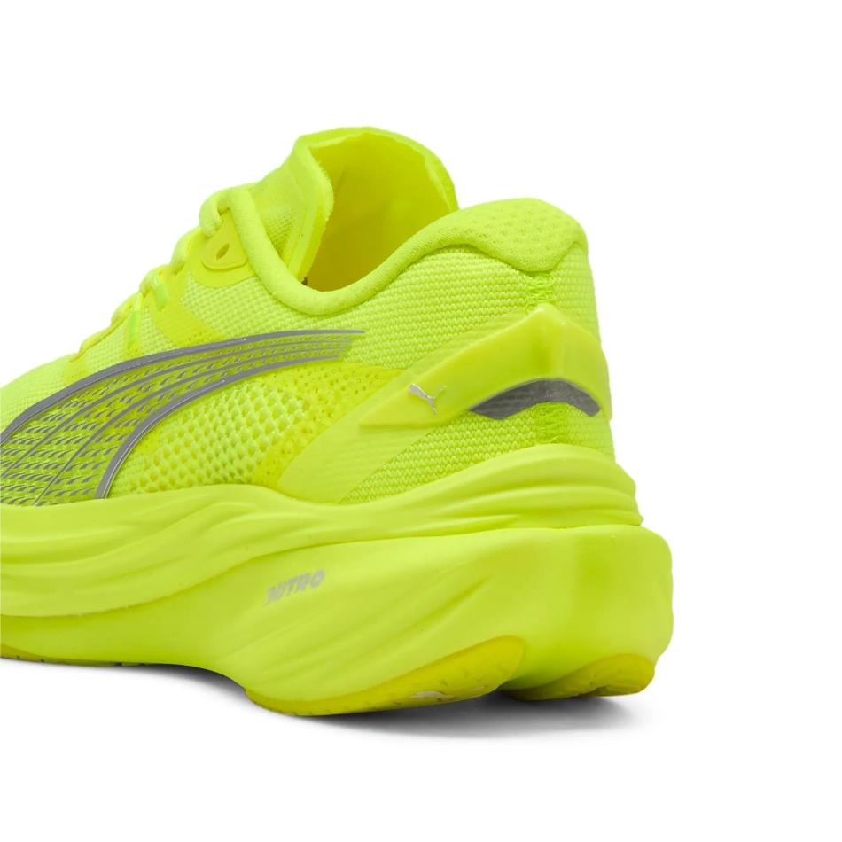 PUMA Shoes Puma Women's Deviate Nitro 3 Running Shoes in Yellow Alert/Puma Silver SS25 - Up and Running
