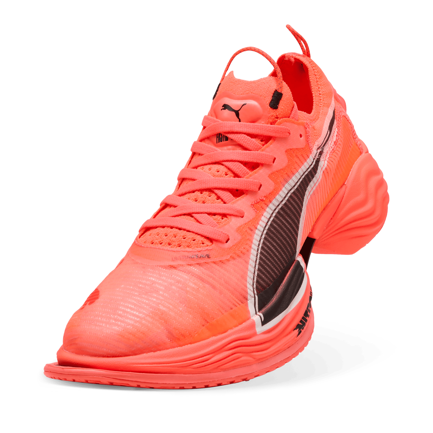 PUMA Shoes Puma Women's Deviate Nitro Elite Fast-R Running Shoes in Glowing Red/Puma White SS25 - Up and Running
