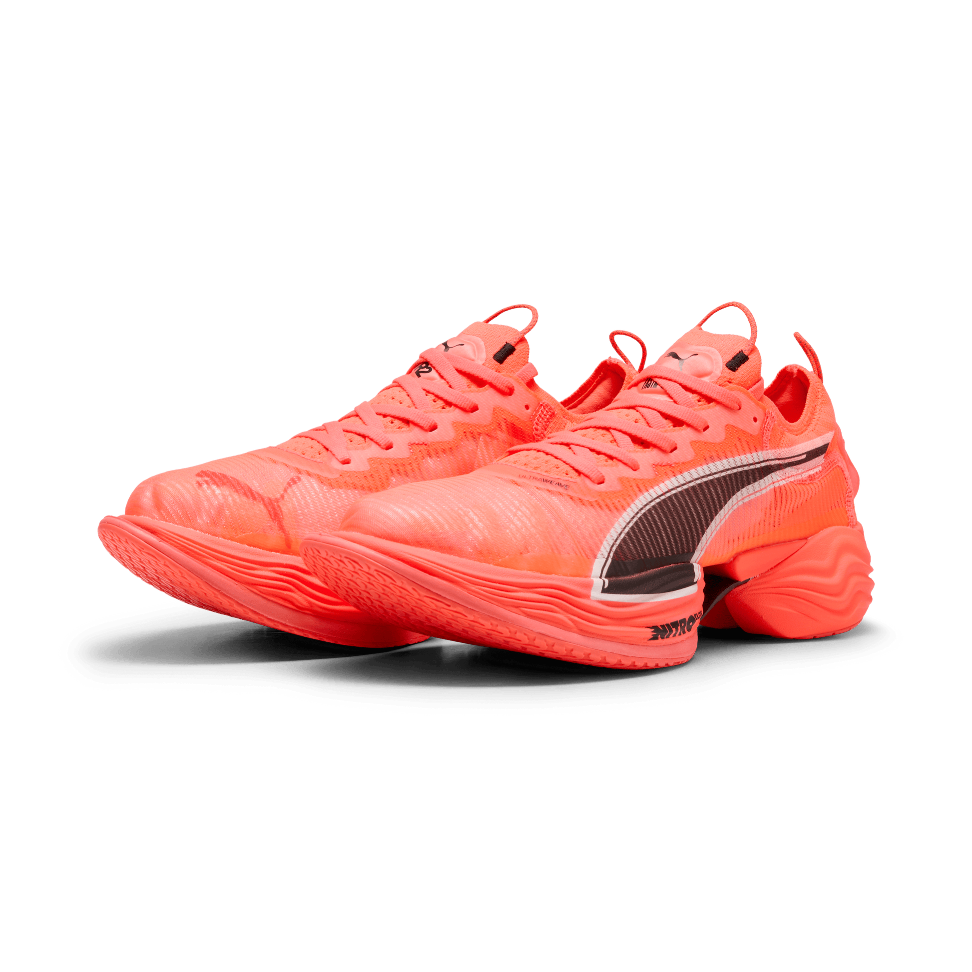 PUMA Shoes Puma Women's Deviate Nitro Elite Fast-R Running Shoes in Glowing Red/Puma White SS25 - Up and Running