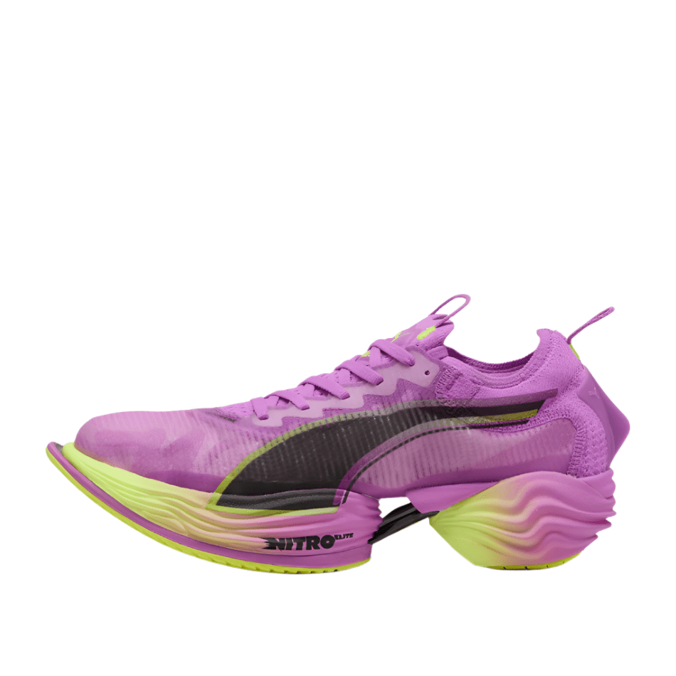 PUMA Shoes Puma Women's Fast-R NITRO Elite 2 Running Shoes in Pure Magenta/Yellow Alert SS25 - Up and Running