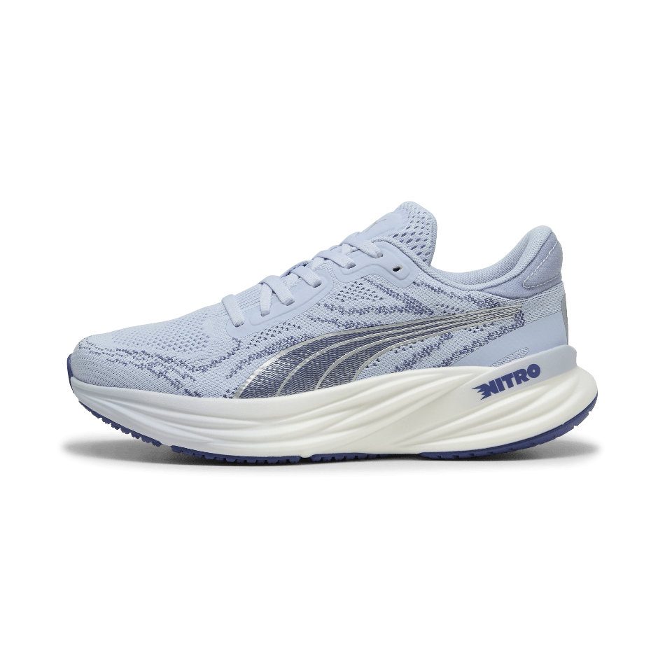 PUMA Shoes Puma Women's Magnify Nitro 2 Running Shoes in Cool Weather/Blue Crystal SS25 - Up and Running