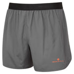 Ronhill Clothing Ronhill Men's Tech 5" Short in Iron/Cardinal Orange AW24 - Up and Running