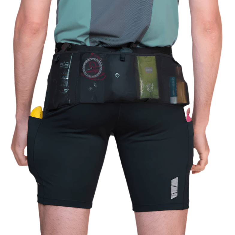 Ronhill Clothing Ronhill Men's Tech All-Terrain 8 Inch Stretch Short in All Black SS25 - Up and Running