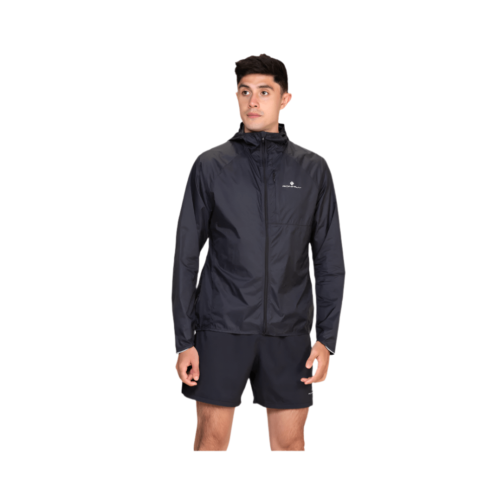 Ronhill Clothing Ronhill Men's Tech All-Terrain Jacket in All Black SS25 - Up and Running