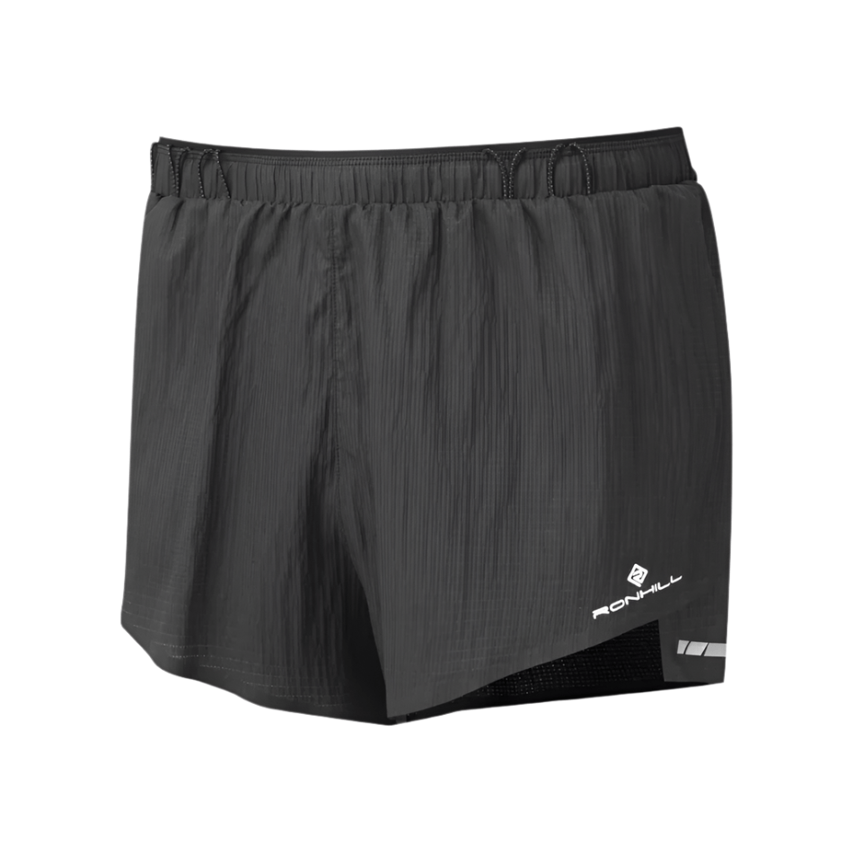 Ronhill Clothing Ronhill Men's Tech Race Short in All Black SS25 - Up and Running