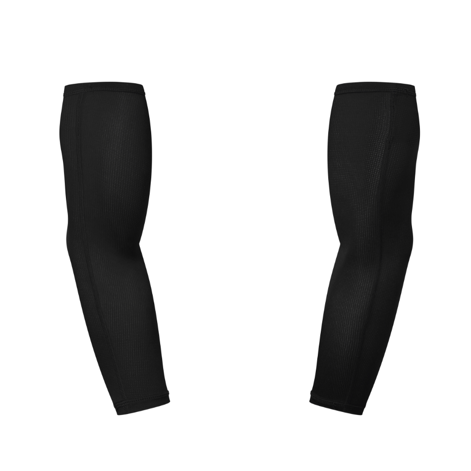 Up & Running Ronhill Race Arm Sleeves in All Black SS25 - Up and Running