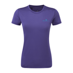 Ronhill Clothing Ronhill Women's Tech Short Sleeve Tee in Deep Ocean/Marine AW24 - Up and Running