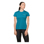 Ronhill Clothing Ronhill Women's Tech Short Sleeve Tee in Marine/Acid AW24 - Up and Running