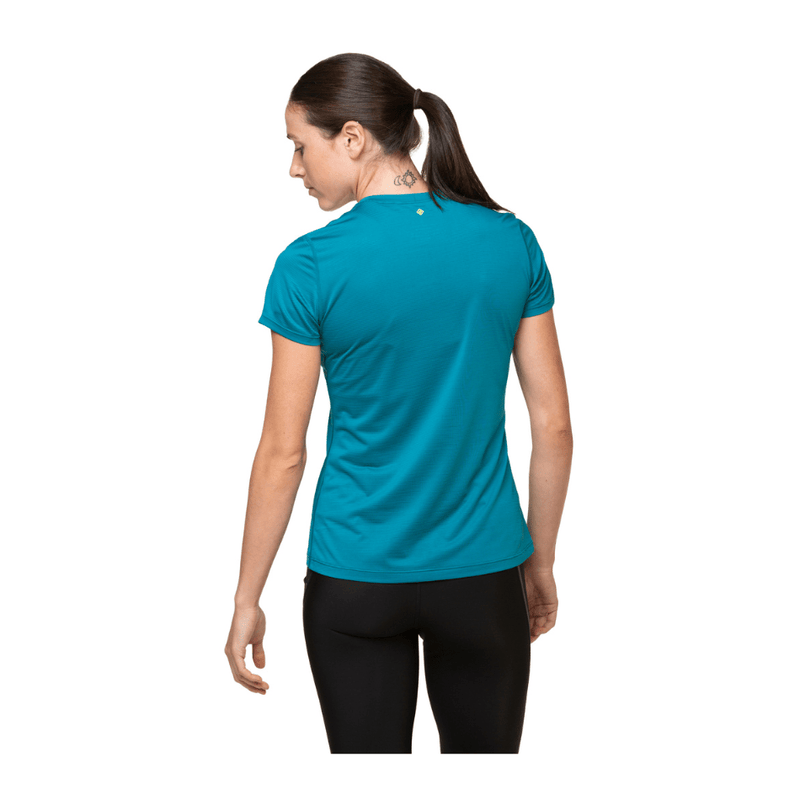 Ronhill Clothing Ronhill Women's Tech Short Sleeve Tee in Marine/Acid AW24 - Up and Running