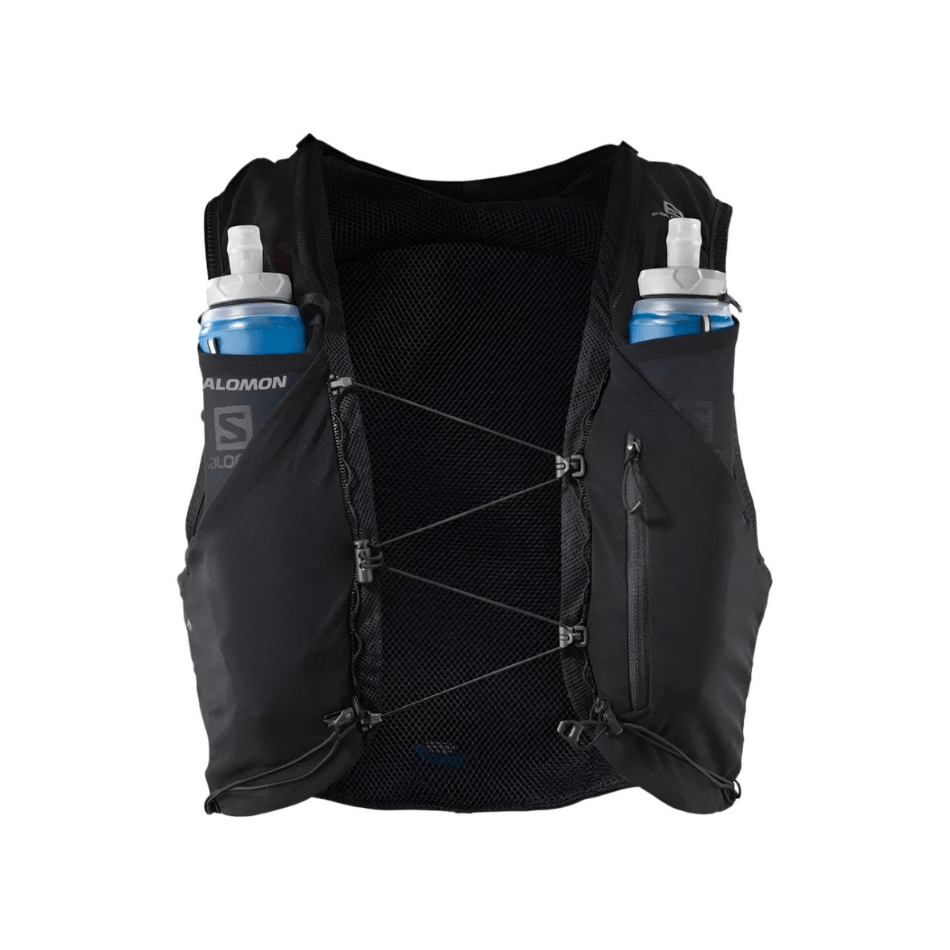 Salomon Accessories Salomon ADV SKIN 5 Running Vest Pack with Flasks in Black - Up and Running