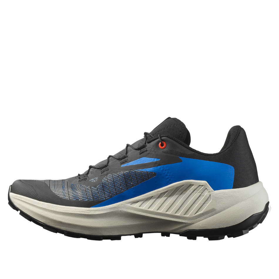 Salomon Shoes Salomon Men's Genesis Running Shoes in Black/French Blue/Cherry Tomato SS25 - Up and Running