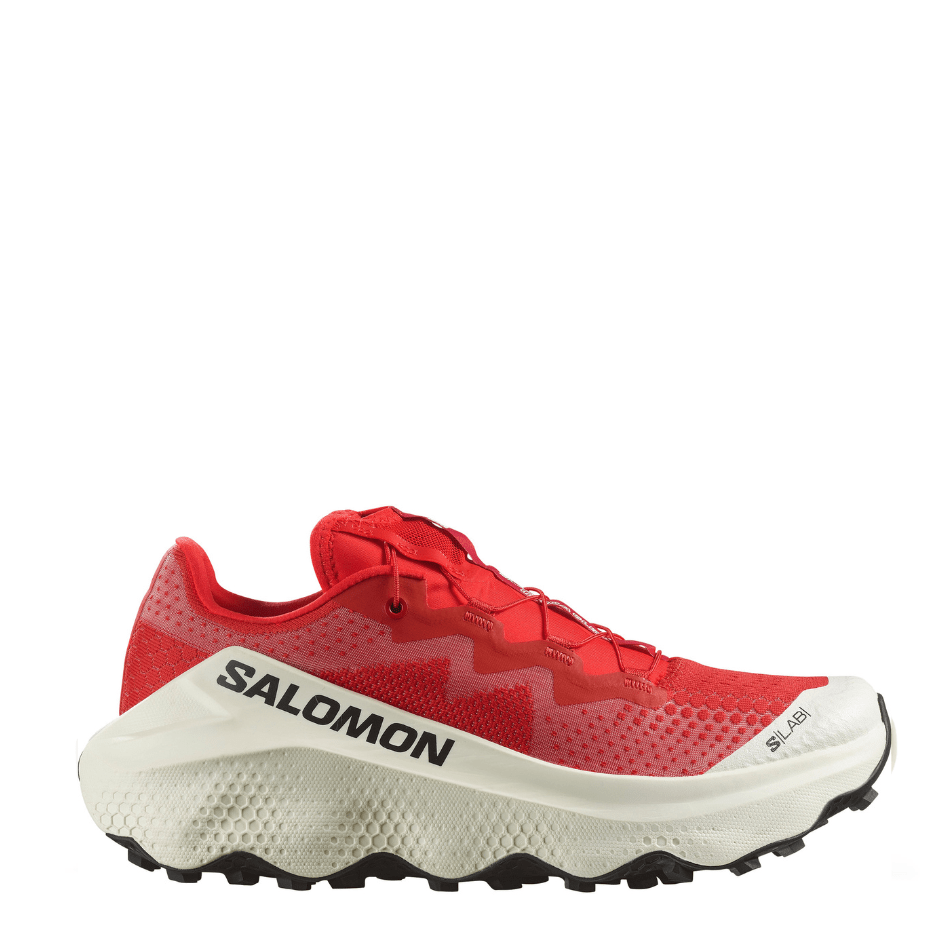 Salomon Shoes Salomon Men's S/Lab Ultra Glide Trail Running Shoes in Fiery Red/Pompeian Red/Vanilla Ice SS25 - Up and Running