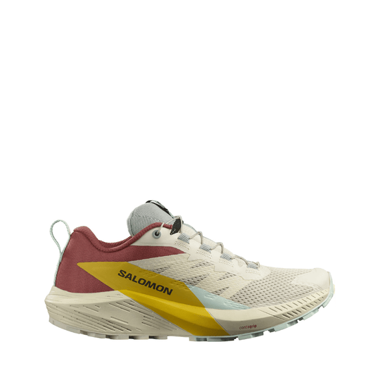 Salomon Shoes Salomon Men's Sense Ride 5 Trail Running Shoes in Rainy Day/Hot Sauce/Freeshia - Up and Running