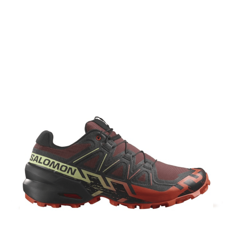 Salomon Shoes Salomon Speedcross 6 Men's Trail Running Shoes in Rum Raisin/Cherry Tomato/Cognac AW24 - Up and Running