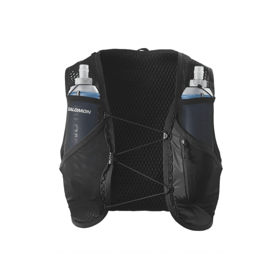 Salomon Accessories Salomon Unisex Active Skin 8 Running Vest in Black/Metal - Up and Running