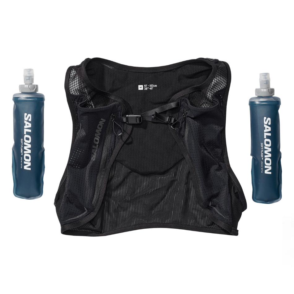 Salomon Accessories Salomon Unisex Pulse 2 Set Running Vest in Black AW25 - Up and Running